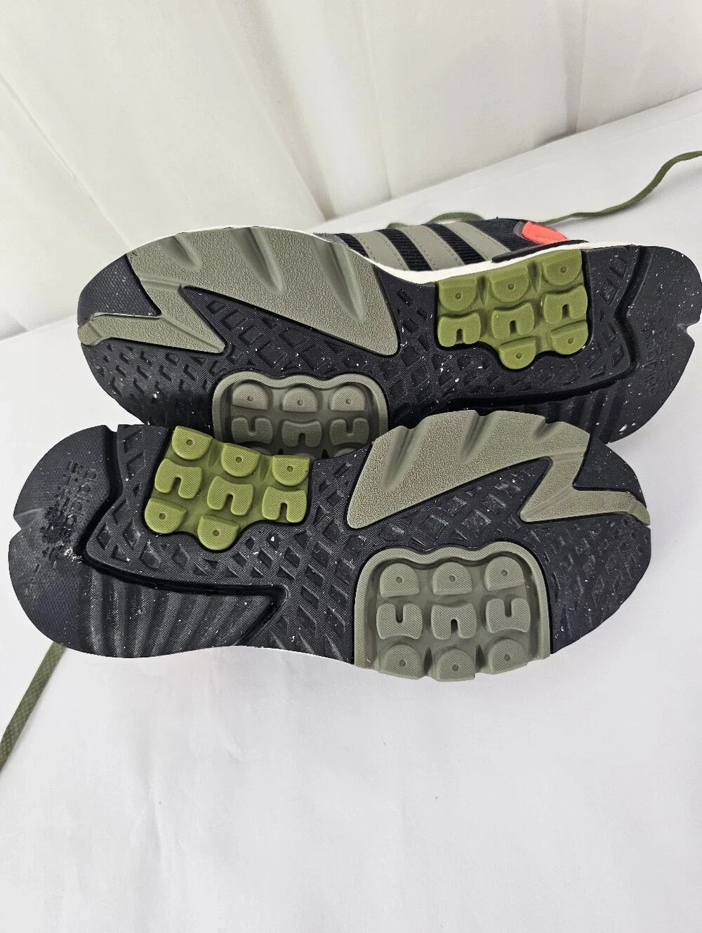 adidas Originals Nite Jogger Black Legacy Green Sneaker FZ1960 Retro Men's 8
